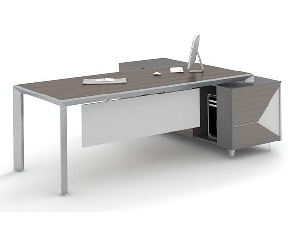 BUREAU DIRECTION BG-D0420 (L/R) 2050*1600x750 COULEUR WALNUT