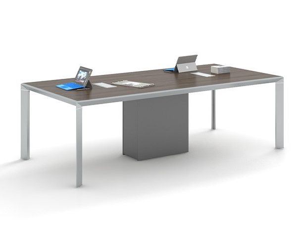 TABLE DE REUNION BG-C0124 2400*1200*750 COULEUR WALNUT 8-10PLCS