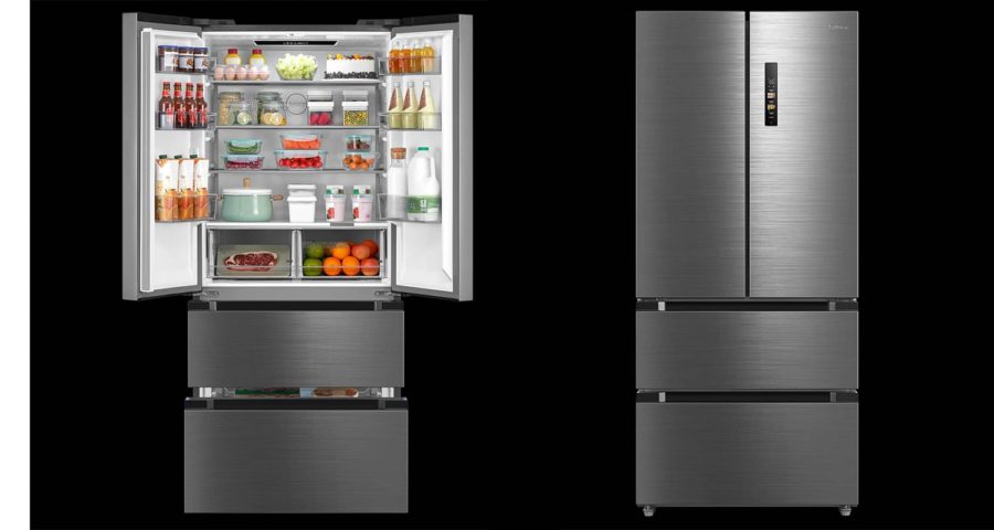 REFRIGERATEUR FRENCH DOOR 692L MIDEA MDRF692FIE46 INVER GRI 83*65*189