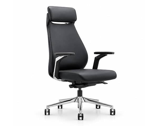 FAUTEUIL DOSSIER HAUT PU GW-1802A ORANGE GX005 +YS019 MARRON (660-720