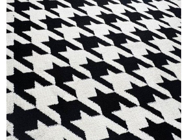 MOQUETTE 04 160X230 COULEUR NOIR/BLANC