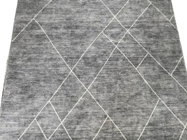 MOQUETTE ME 04 160X230 COULEUR GRIS/BLANC
