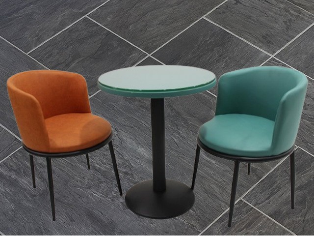 TABLE TETE A TETE 2 PLACES REF K11 64x64x40 COULEUR VERT