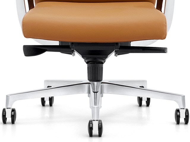 FAUTEUIL DOSSIER HAUT PU YS-1517A GX005 ORANGE+YS019 MARRON 98*69*66