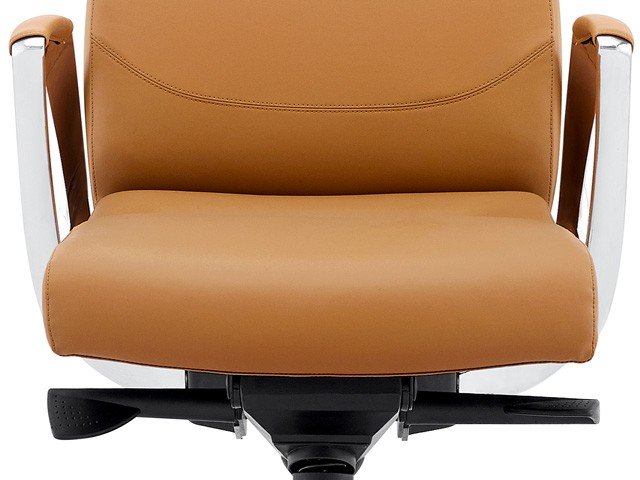 FAUTEUIL DOSSIER HAUT PU YS-1517A GX005 ORANGE+YS019 MARRON 98*69*66