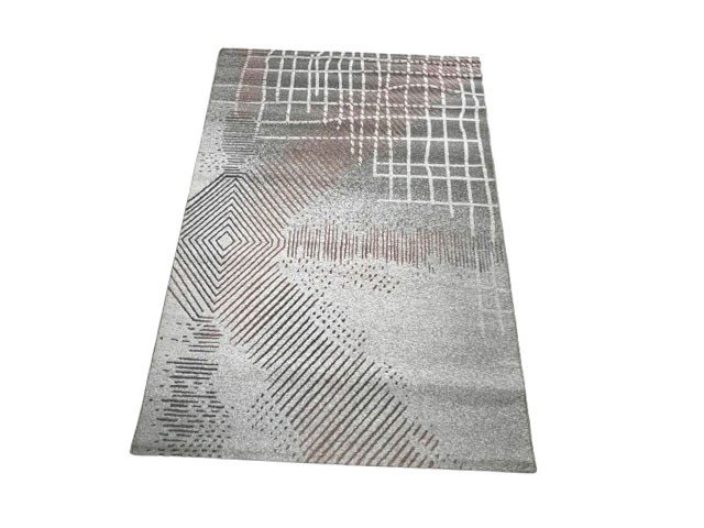 MOQUETTE BELIK-5 160X230 COULEUR GRIS ROUGE BEIGE