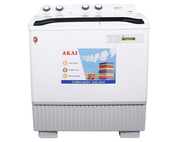 MACHINE A LAVER 10KGS AKAI SEMI AUTOMATIC WMMA X010TT GRISE 58*62*98