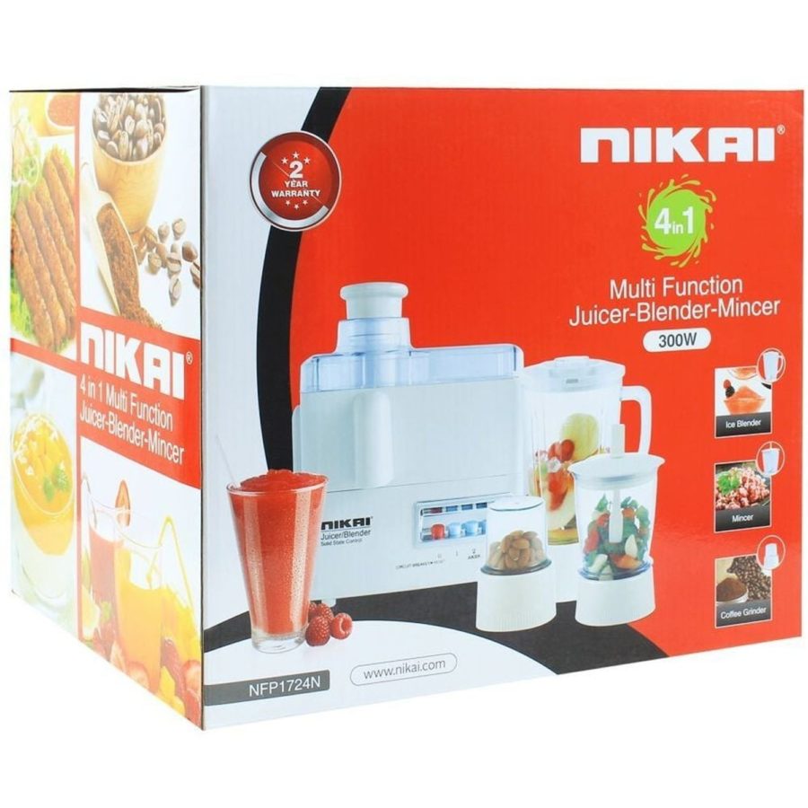 MIXEUR JUICE MAKER NIKAI NFP1724N NOIR /BLANC