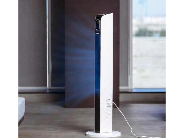 VENTILATEUR TOUR GEEPAS GF21167 DIGITAL BLAN AVC TELECOMMAND 18*27*93