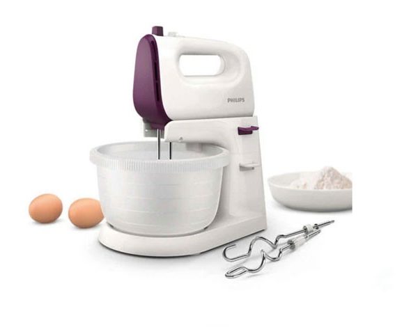 BATTEUSE PHILIPS PLASTIQUE HR3745 BLANCHE /MAUVE 3L