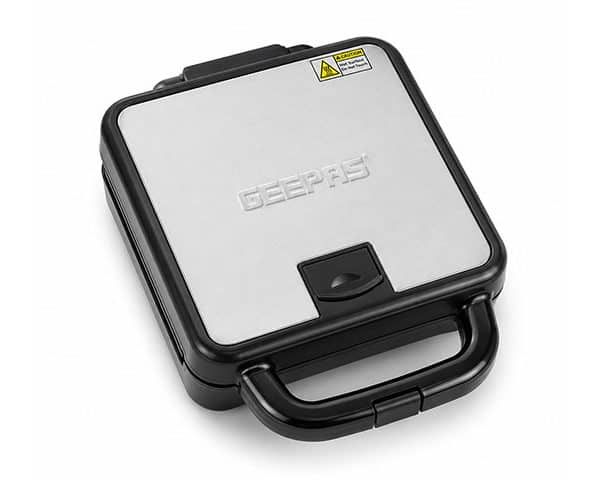 SANDWICH MAKER GEEPAS GGM36534 3EN1 NOIR SILVER
