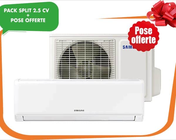 SPLIT 2.5CV SAMSUNG DOUBLE INVERTE AR18BVHGAWKX 18000BTU GAZ410A+POSE