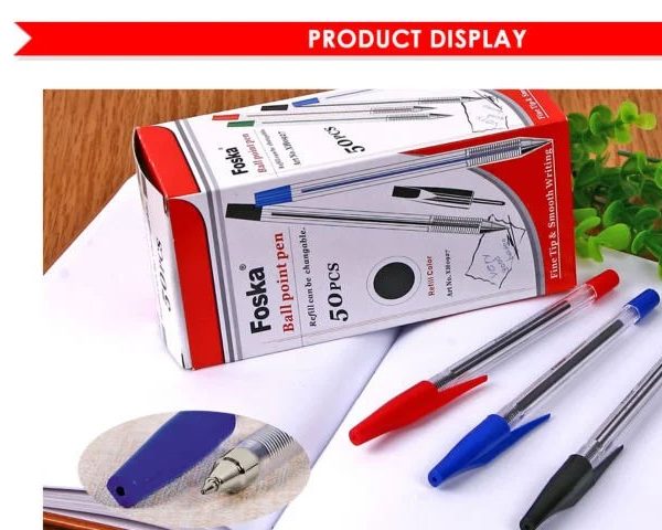 STYLO BILLE ROUGE 1.0 mm FOSKA XH0927