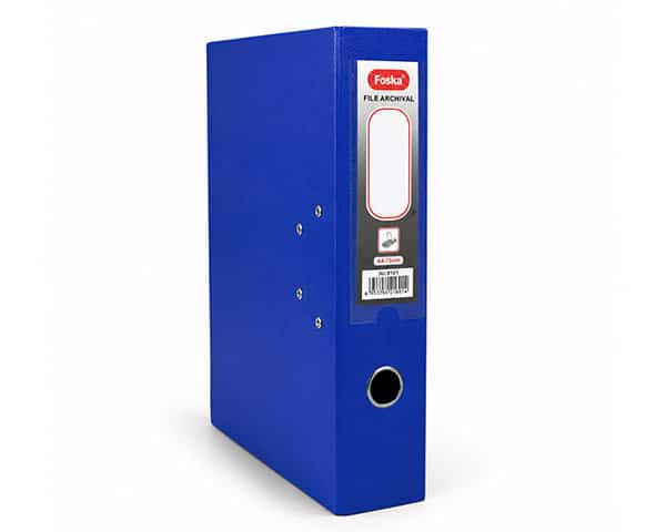 CLASSEUR LEV PVC A4 FC SIZE BLEU W9401