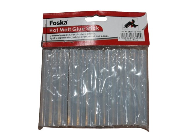 RECHARGE PISTOLET A COLLE ELECTRIQUE FOSKA JB2011C-100 PQT DE 12PCS