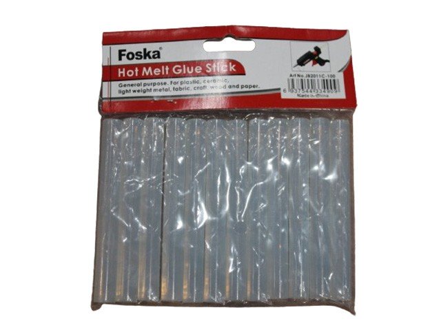 RECHARGE PISTOLET A COLLE ELECTRIQUE FOSKA JB2011C-100 PQT DE 12PCS