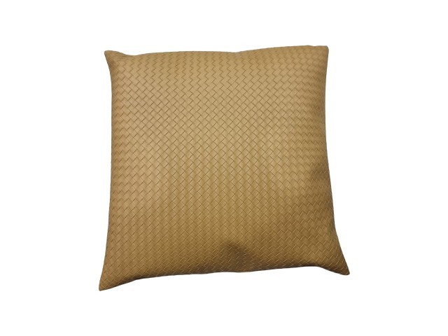 COUSSIN 43X43 REF 01 COULEUR UNIQUE JAUNE MOUTARDE