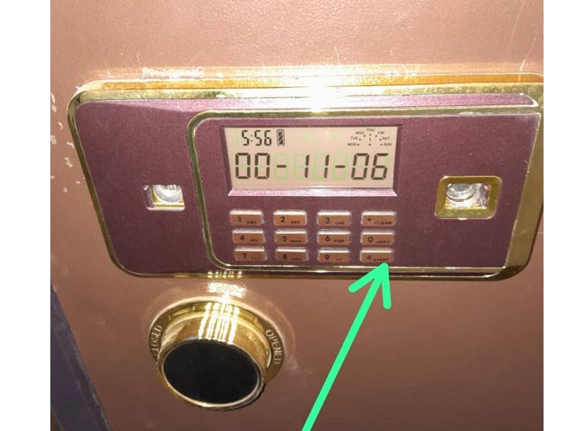 COFFRE FORT 250 KGS K1-1500 MARRON 150*62*55 RECONDITIONNE