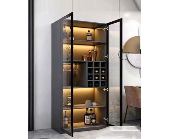 VAISSELIER REF 1702 NOIRE 800*400*2000