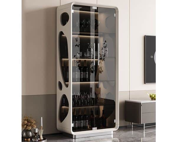 VAISSELIER REF 6818 BLANC 800*400*2000