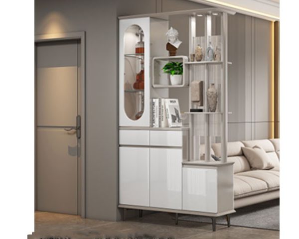 VAISSELIER REF 1826A BLANC/BEIGE 1150*360*2050