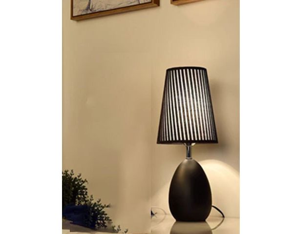 LAMPE DE CHEVET REF H4 HAUTEUR 450 COULEUR NOIRE