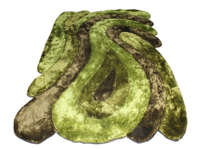 MOQUETTE SHAGY 200*290 TO500 VERT RECONDITIONNE