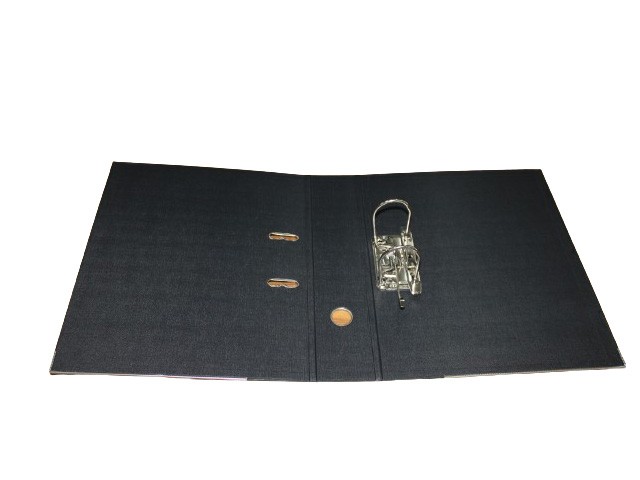 CLASSEUR LEV PVC A4 FC SIZE NOIR W9401
