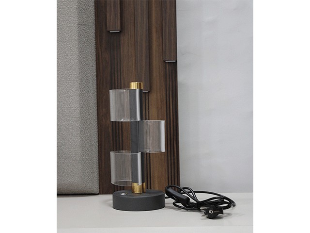 LAMPE DE CHEVET LED REF 4H CLR BLANC/BEIGE