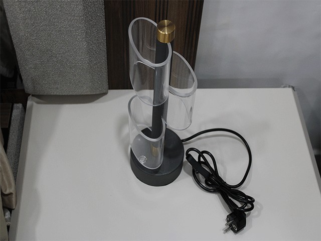 LAMPE DE CHEVET LED REF 4H CLR BLANC/BEIGE
