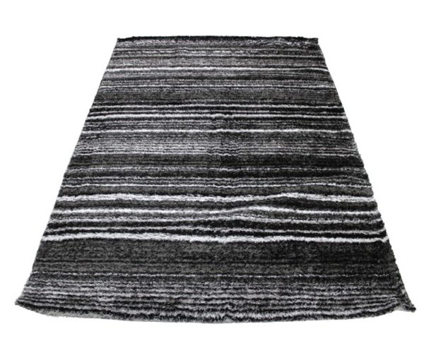 MOQUETTE MM DE LUXE 160X230 P977B ANTHRACITY NOIR