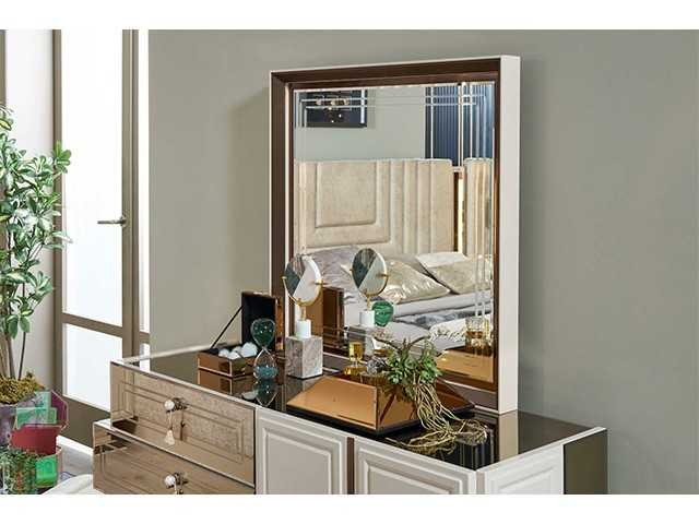 CHAMBRE A COUCHER 180X200 COMPLETE FELIX PORTES BATTANTES BEIGE