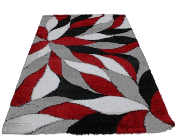 MOQUETTE MM DE LUXE 160X230 P509C GRIS RED