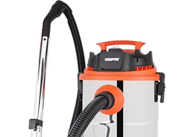 ASPIRATEUR 30L GEEPAS GVC19032 NOIR/INOX
