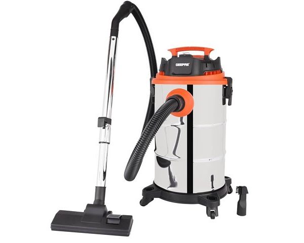 ASPIRATEUR 30L GEEPAS GVC19032 NOIR/INOX