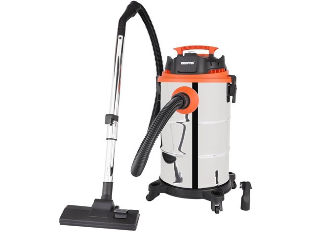ASPIRATEUR 30L GEEPAS GVC19032 NOIR/INOX