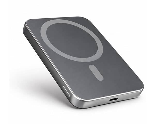 POWER BANK MAGNETIC 5,000 mAh 2 EN 1 SANS FIL