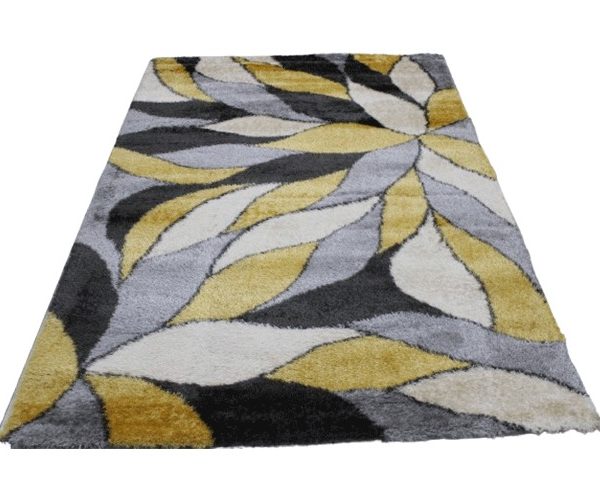 MOQUETTE MM DE LUXE 160X230 P509C GRIS YELLOW