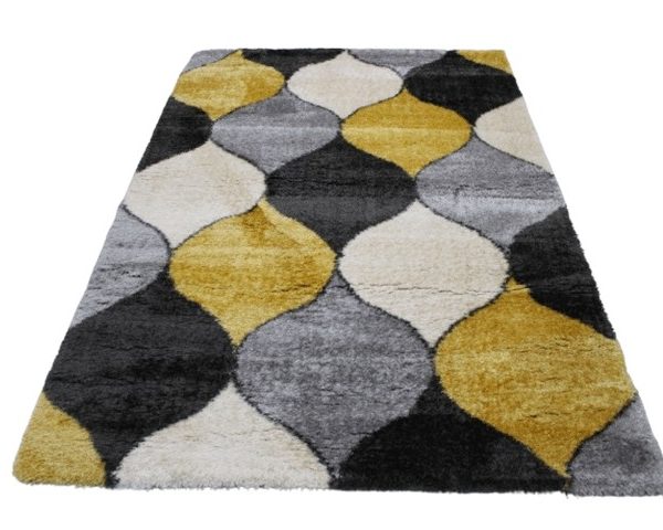 MOQUETTE MM DE LUXE 160X230 P313D GRIS YELLOW