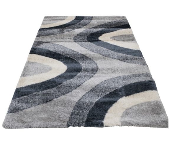 MOQUETTE MM DE LUXE 160X230 P325C GRIS DARK PARLEMENT