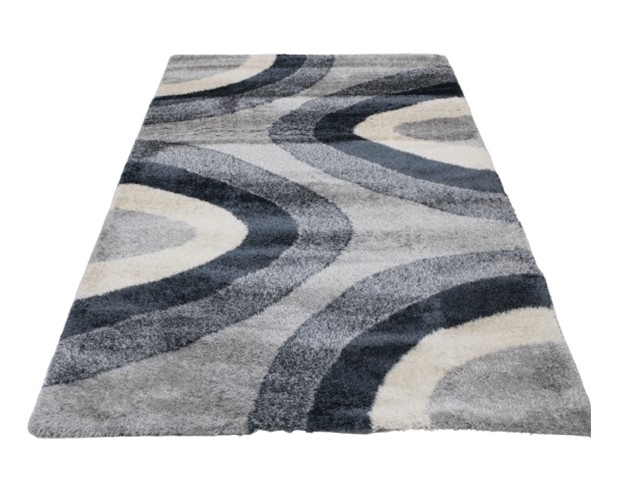 MOQUETTE MM DE LUXE 160X230 P325C GRIS DARK PARLEMENT