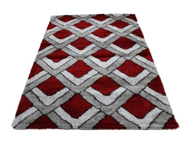 MOQUETTE MM DE LUXE 160X230 P364D GRIS RED