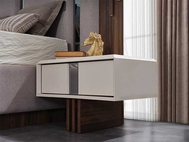 CHAMBRE A COUCHER 180X200 COMPLETE PREO PORTES BATTANTES