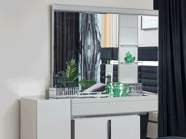 CHAMBRE A COUCHER 180X200 COMPLETE LAGOS PORTES BATTANTES