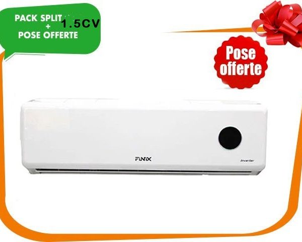 SPLIT 1.5CV FINIX INVERTER FINIX-12DI 12000BTU GAZ R410A+POSE OFFERTE