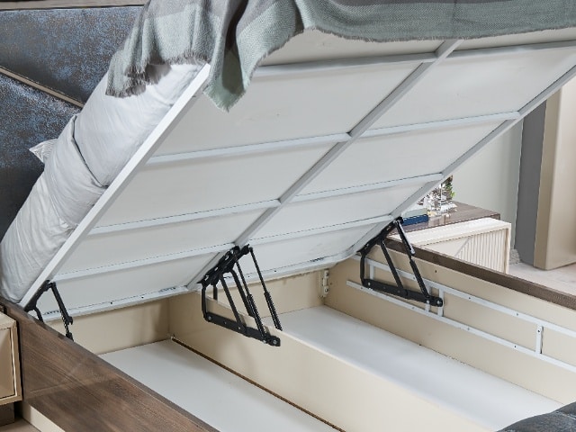 CHAMBRE A COUCHER 180X200 COMPLETE VALENTINA PORTES COULISSANTES