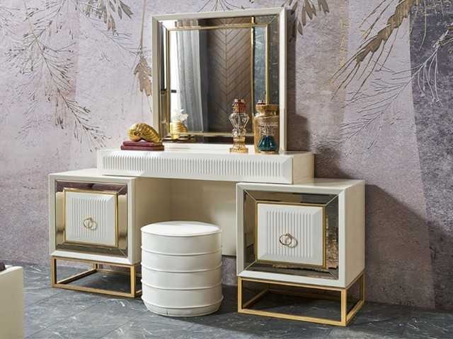 CHAMBRE A COUCHER 180X200 COMPLETE SOFIA PORTES BATTANTES BLANC/GRIS