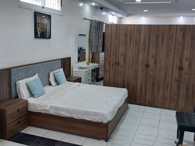 CHAMBRE A COUCHER 180X200 REF 0112 PORTES BATTANTES DARK WALNU 3106