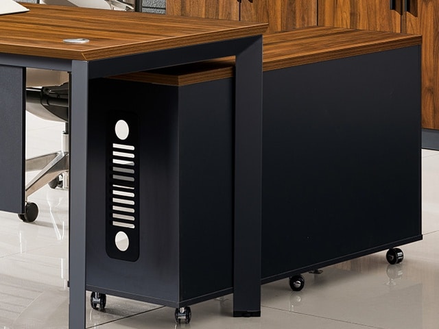 BUREAU DIRECTION AM01-2000 2000*950*750 BROWN 17+GREY