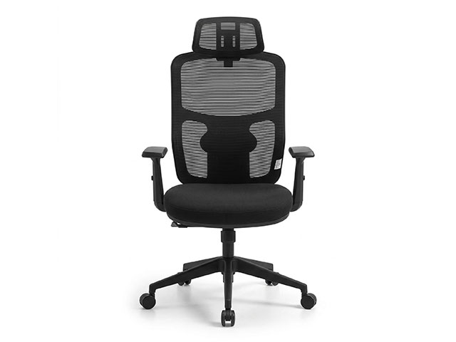 FAUTEUIL DOSSIER HAUT EN MAILLE 648AB NOIRE